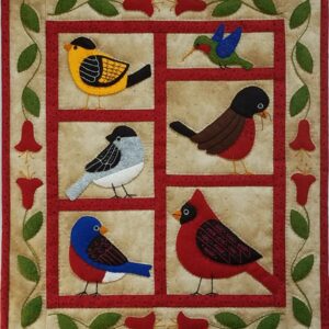 backyard birds quilt wall hanging kits