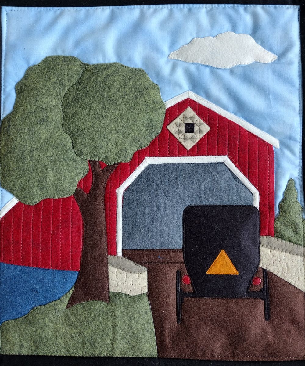 Example: Amish Country Quilt Wall Hanging Kit